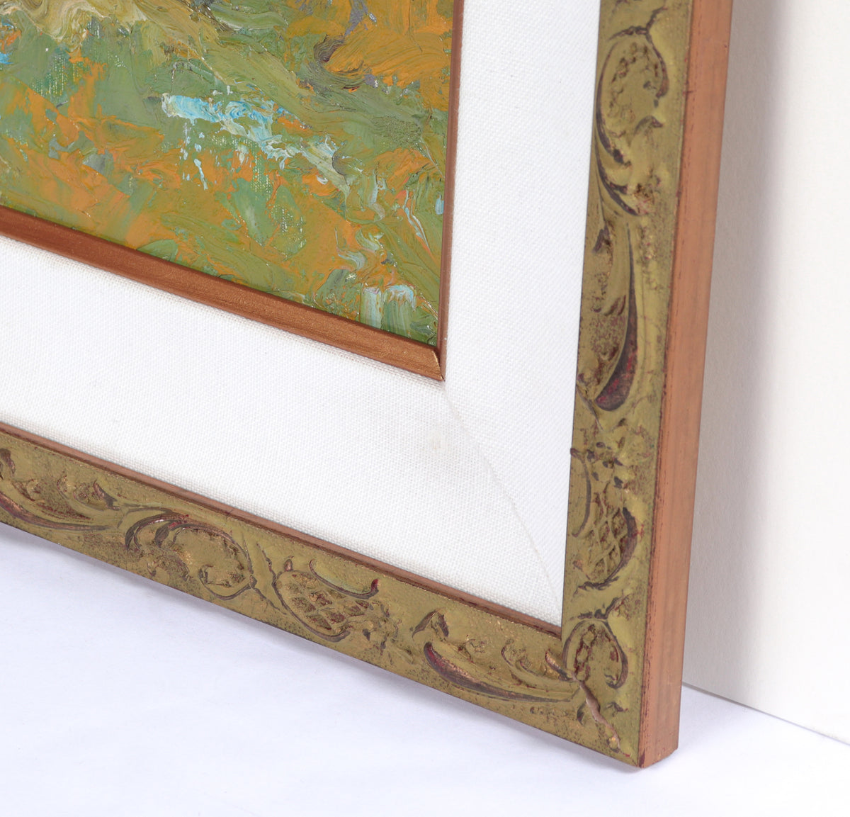 Soviet Impressionist Forest Scene <br>1984 Oil <br><br>#C4816