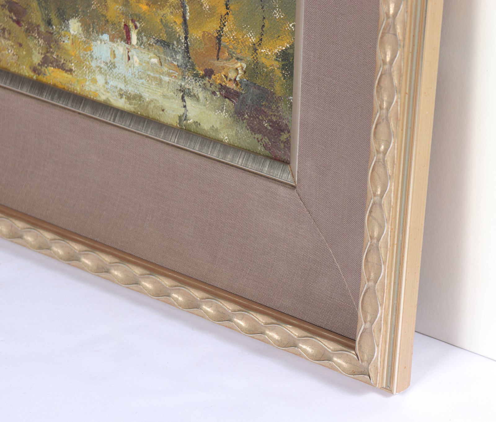 Soviet Impressionist Lake Scene <br>20th Century Oil <br><br>#C4819