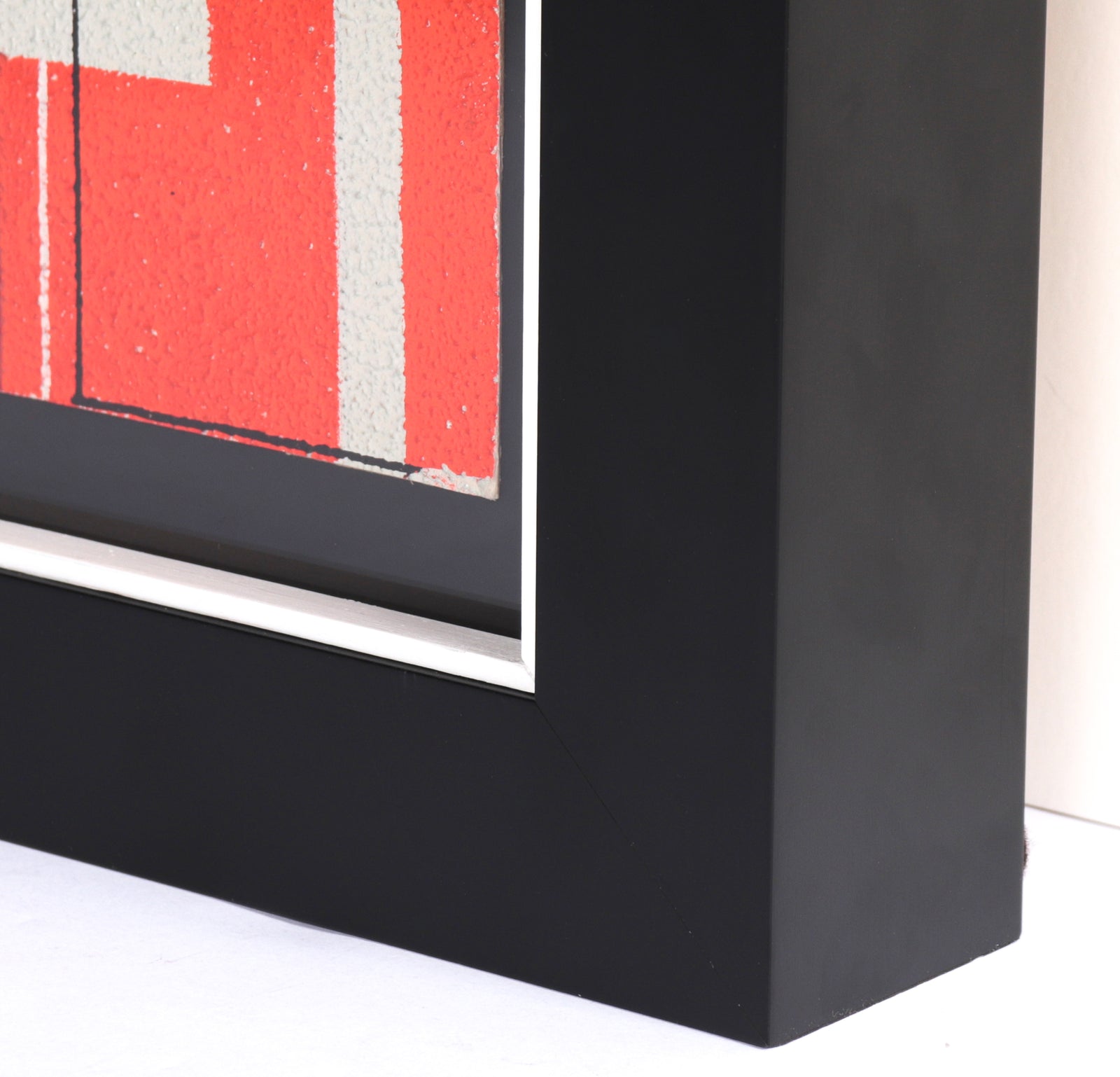 Bold Geometric Abstract <br>Mid Century Acrylic <br><br>#C4834
