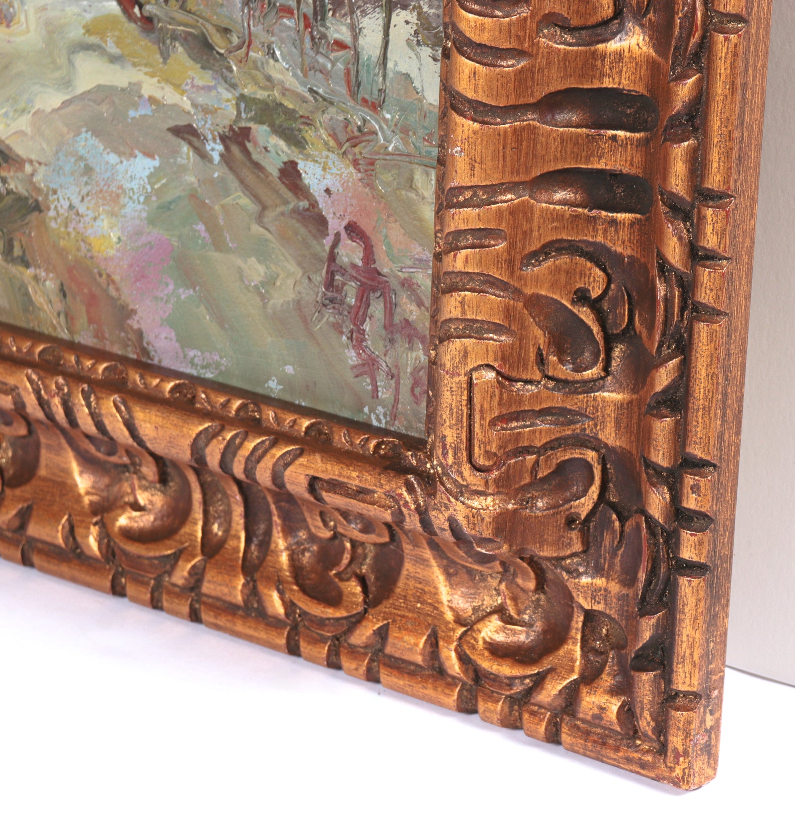 Forest on the Mountainside <br>1988 Oil <br><br>#C4889