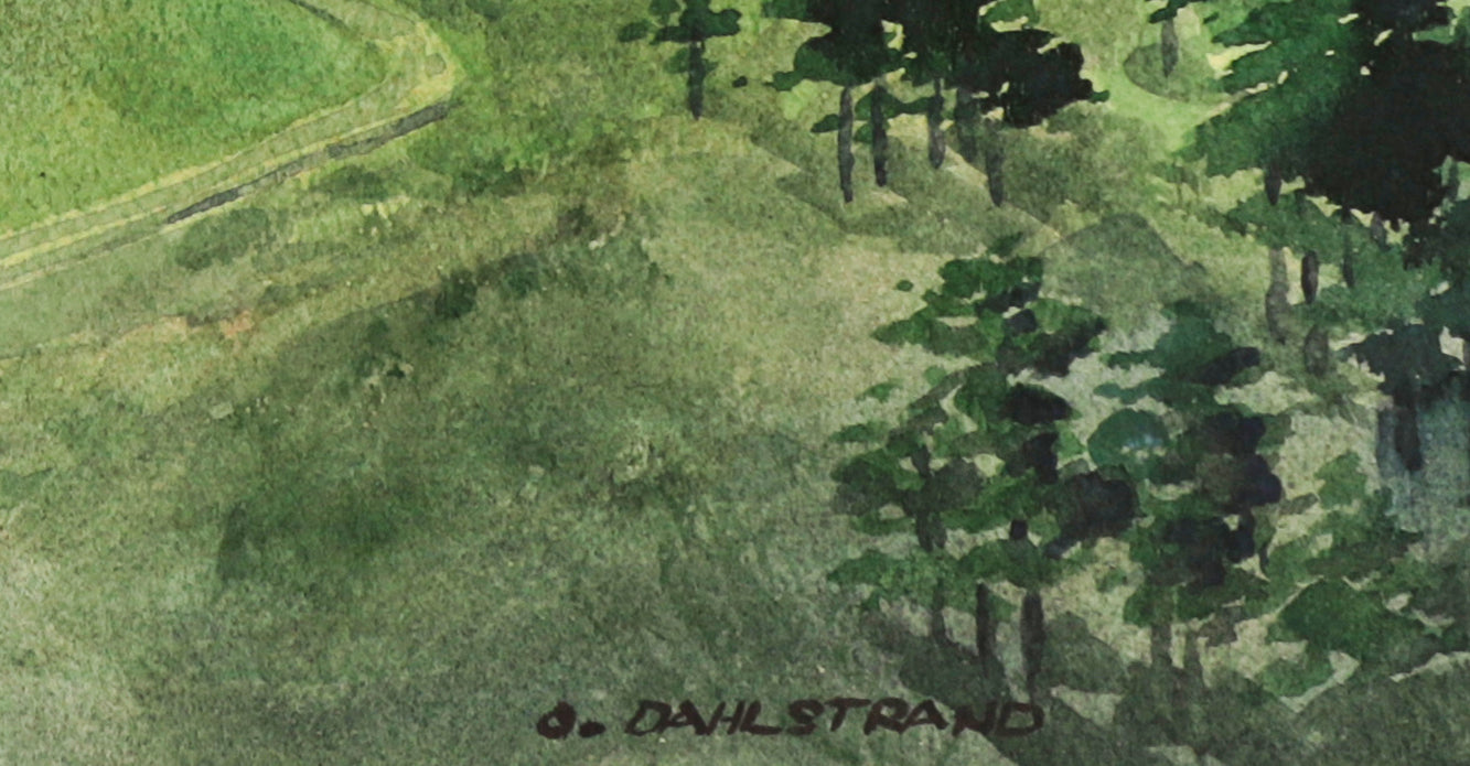 <I>Foggy Morning</I> <br>1975 Watercolor<br><br>#C4900