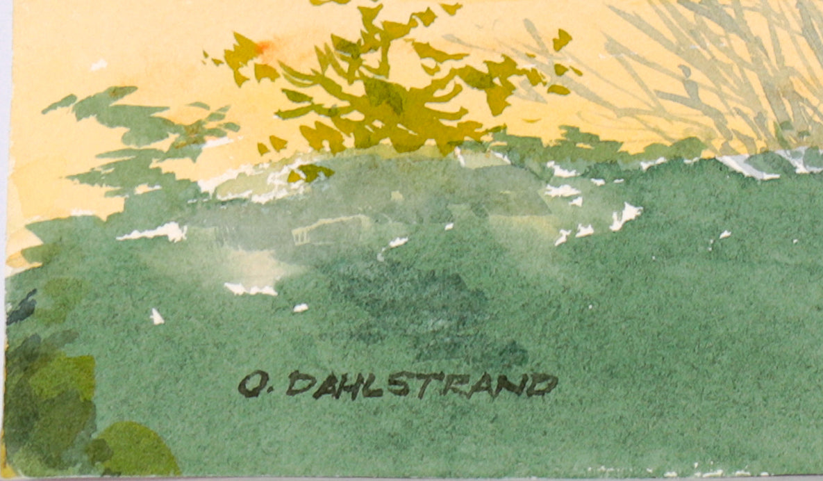 <I>Santa Clara Valley</I> <br>1967 Watercolor<br><br>#C4905