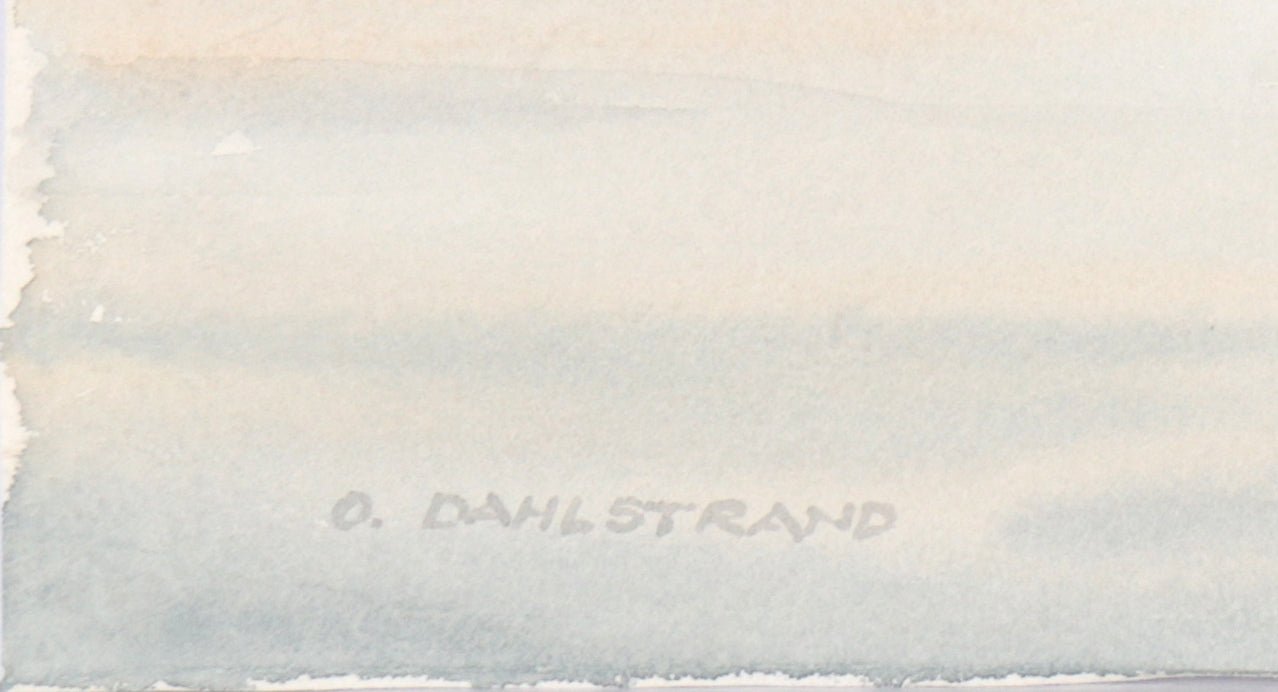 <I>Boats-Moss Landing</I> <br>1981 Watercolor<br><br>#C4906