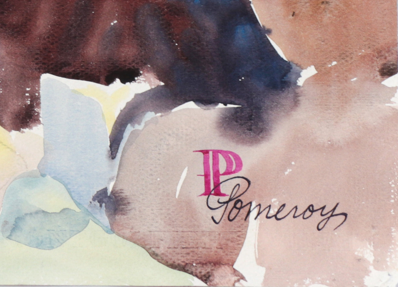 Northern California Shore Study<br>20th Century Watercolor<br><br>#C4910