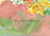 <I>Fremontia & Lilac</I> <br>2001 Watercolor<br><br>#C4911