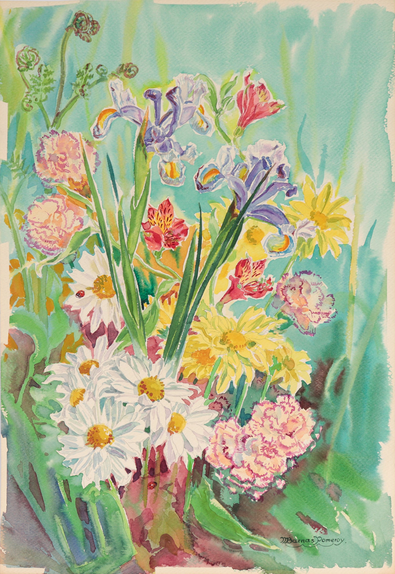 <I>Valentine Selection</I> <br>1981 Watercolor<br><br>#C4913