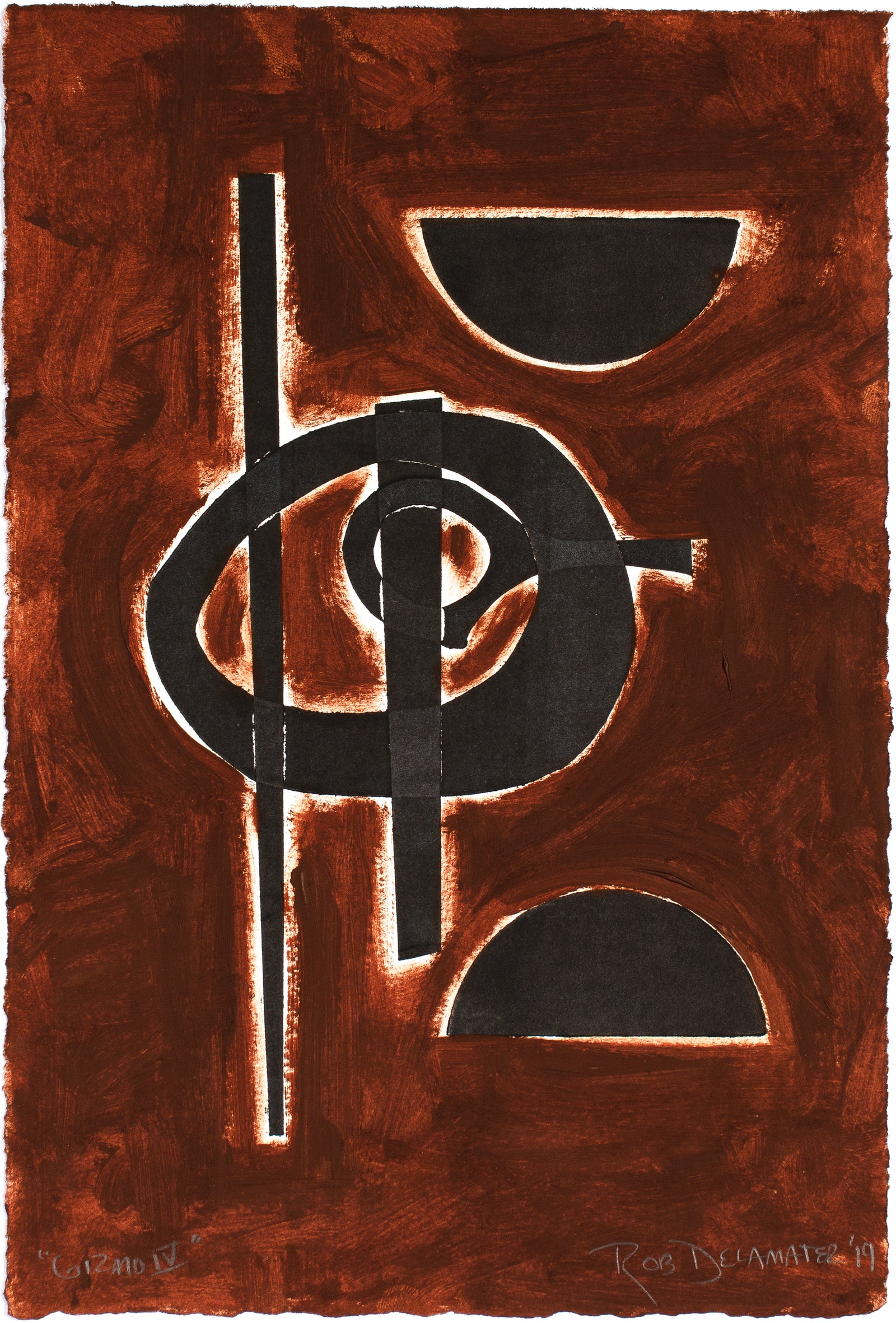 <I>Gizmo IV</I> <br>2019 Mixed-Media Print<br><br>#C4952