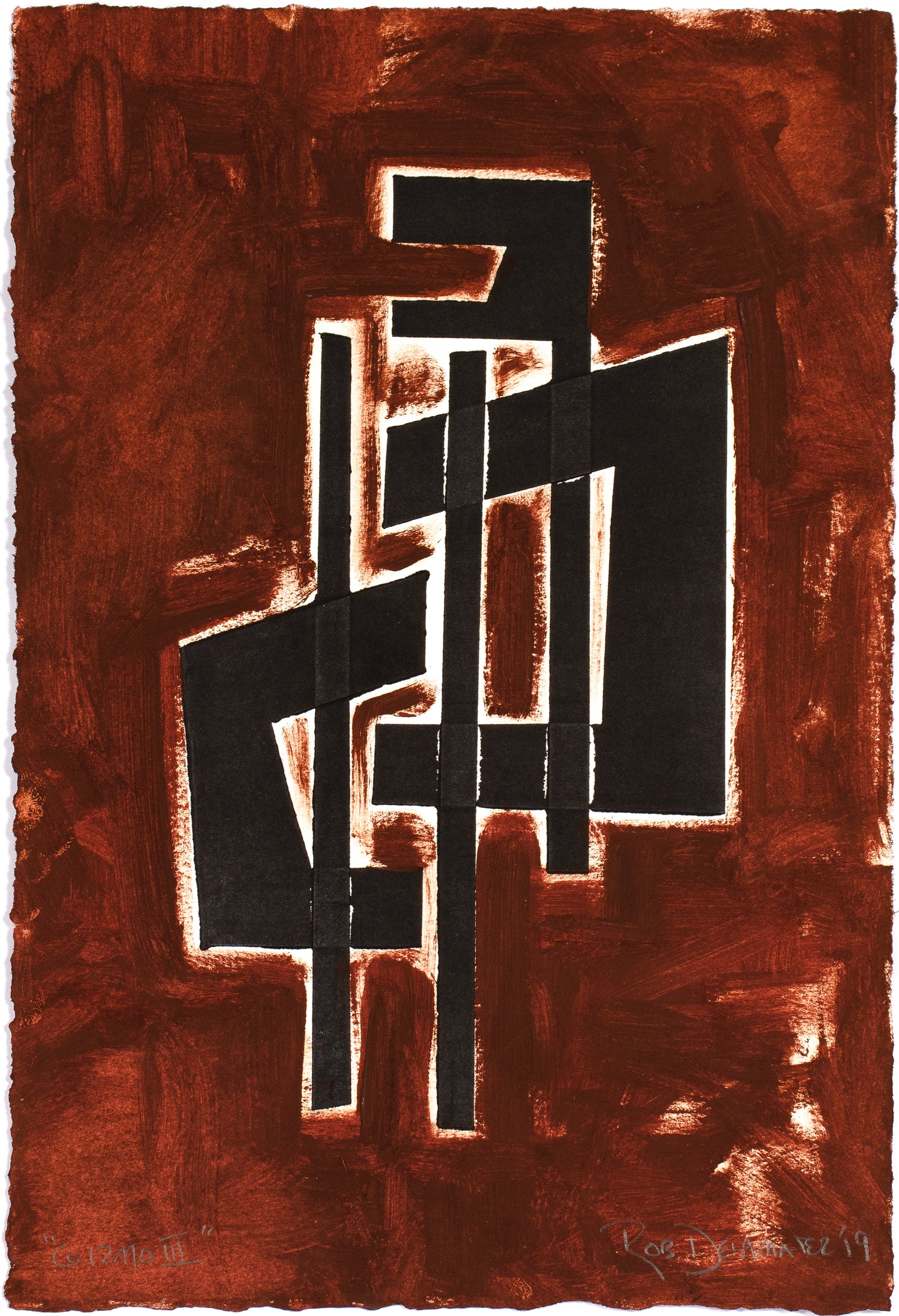 <I>Gizmo III</I> <br>2019 Mixed-Media Print<br><br>#C4953