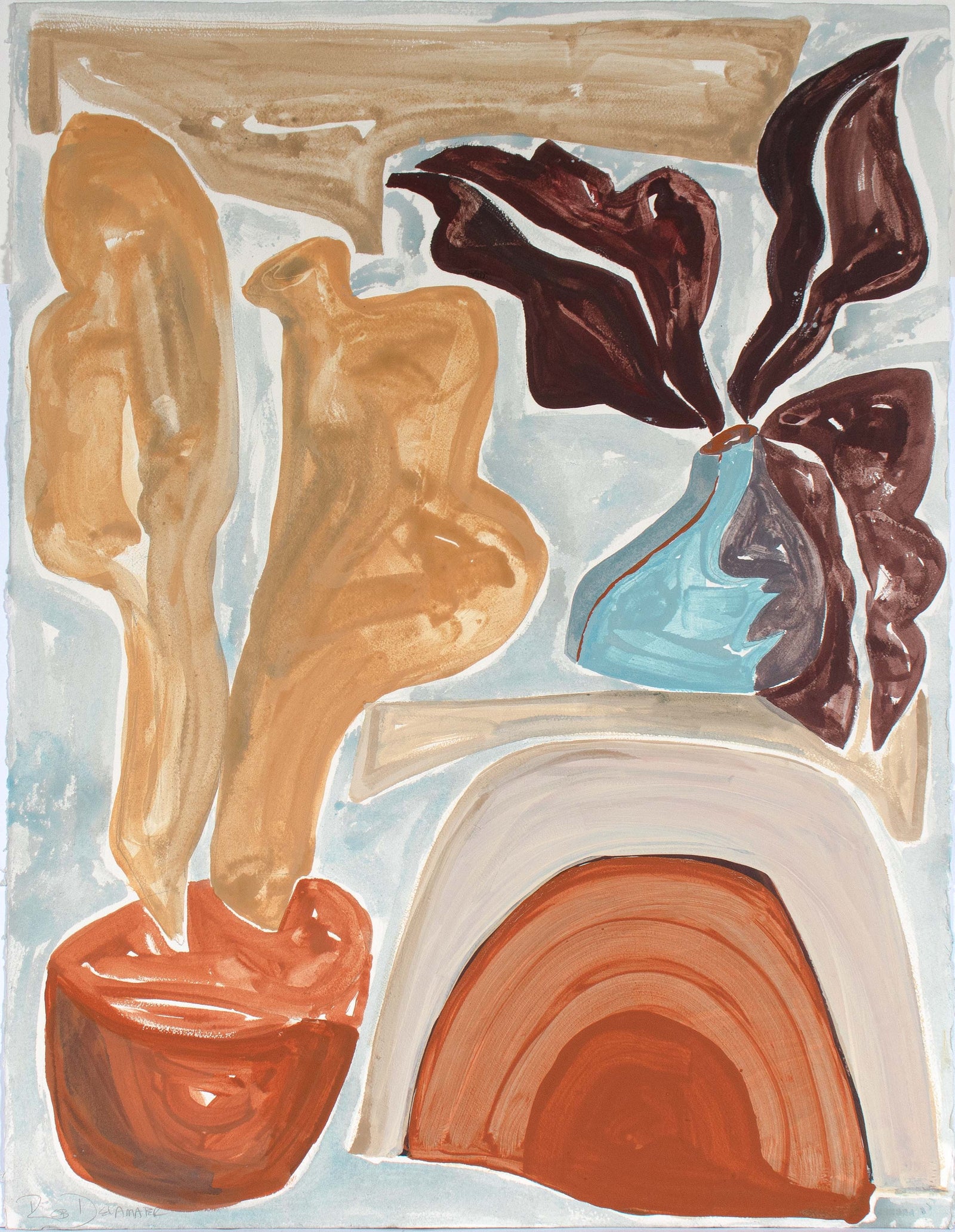 <I>Constance Street in Memory</I> <br>2022 Hand-Mixed Pigments<br><br>#C4968