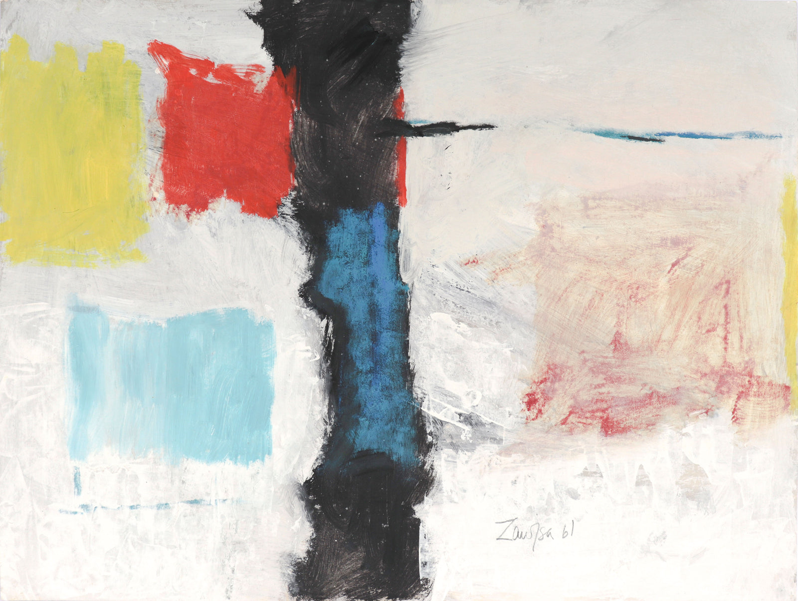 <I>Cloud Forms</I> <br>1961 Acrylic<br><br>#C5000