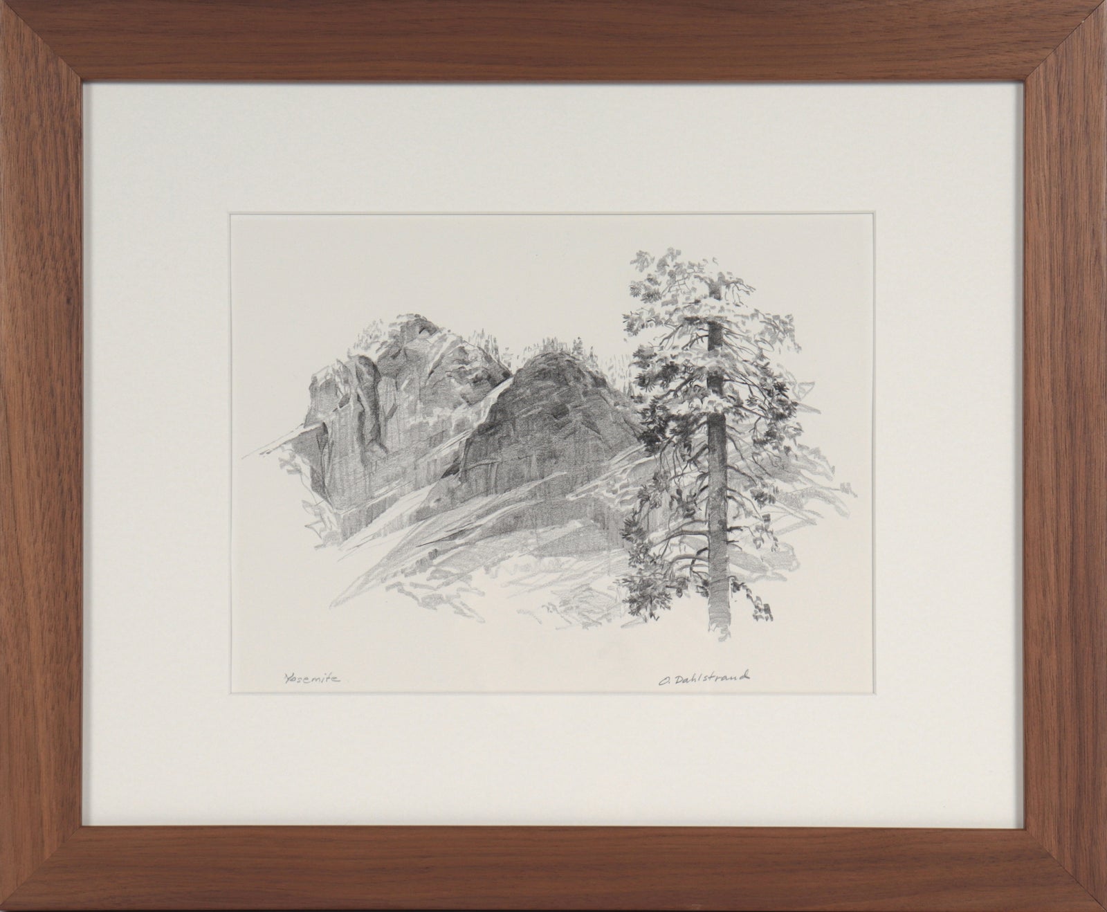 <I>Yosemite</I> <br>1968 Graphite<br><br>#C5094