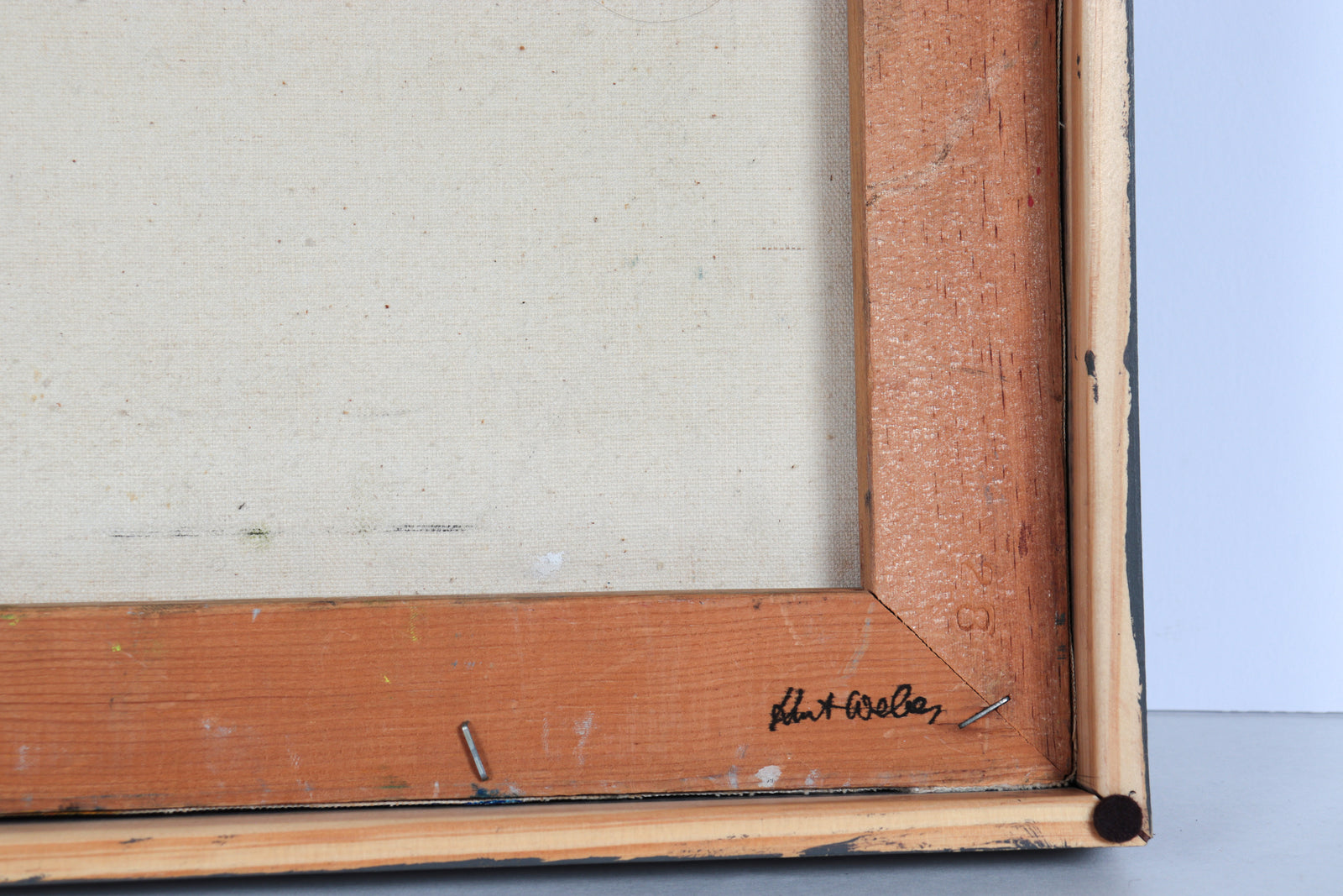 Expressionist Figures in Landscape <br>20th Century Oil <br><br>#C5095