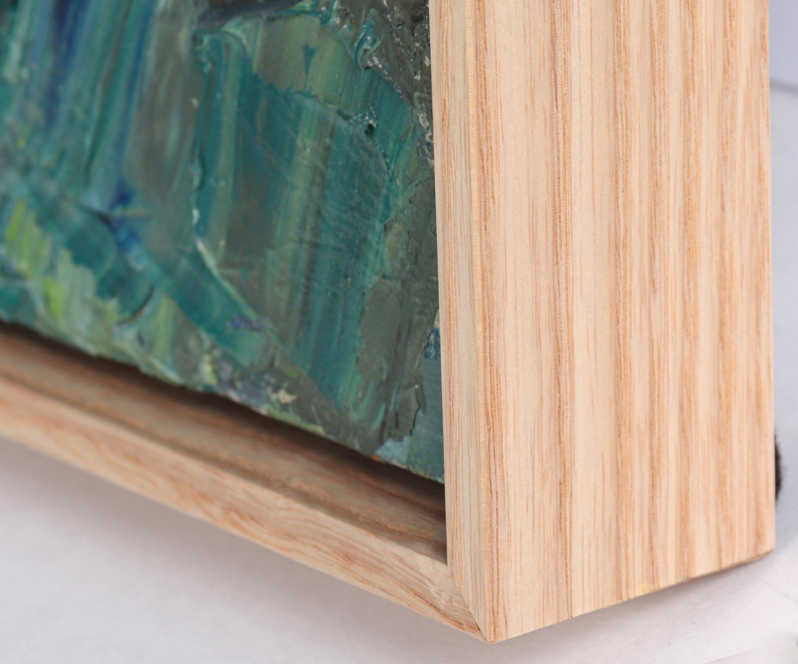 Color Block Abstracted Landscape <br>20th Century Oil <br><br>#C5103