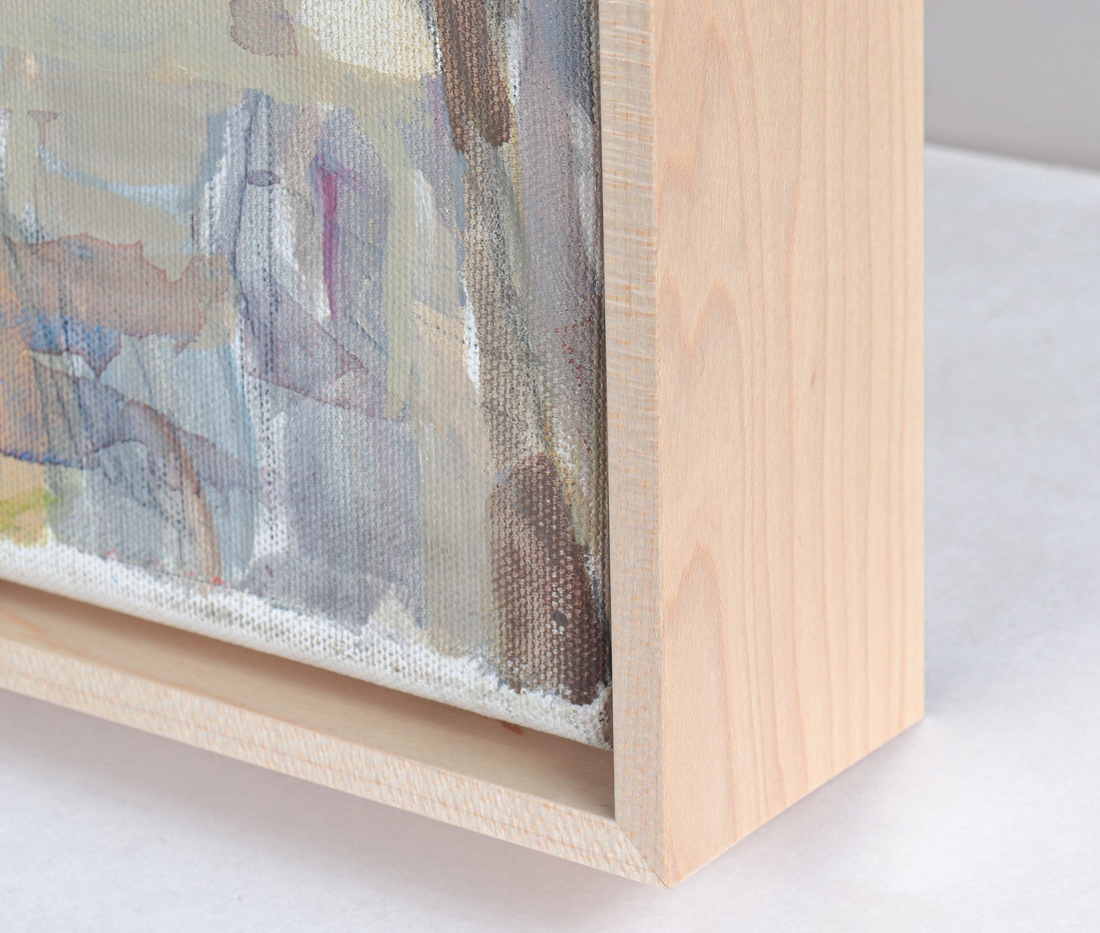 Expressionst Figure in Repose <br>20th Century Mixed Media on Canvas <br><br>#C5138