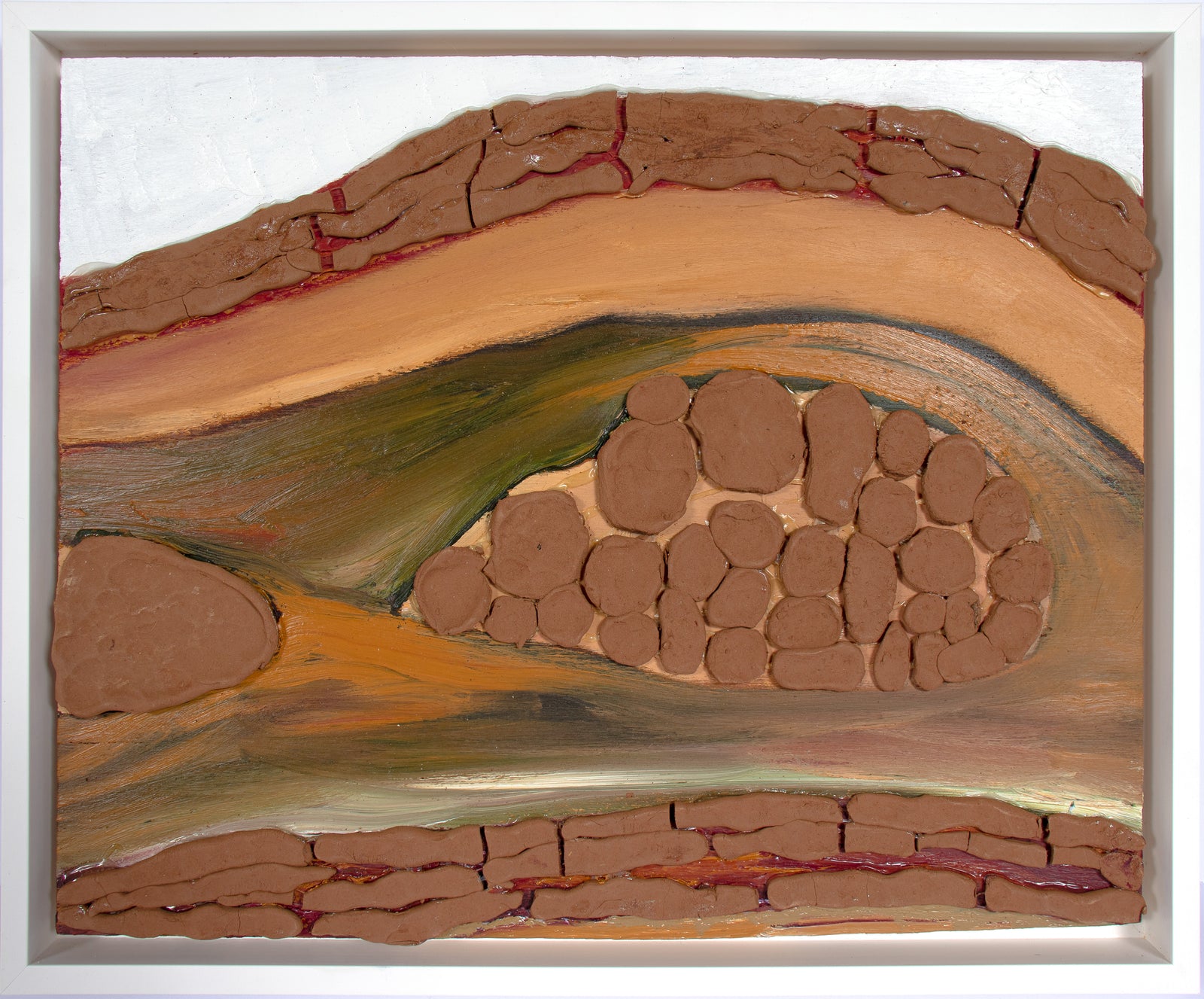 <i>Madrone</i> <br>2024 Clay & Oil on Panel <br><br>#C5199