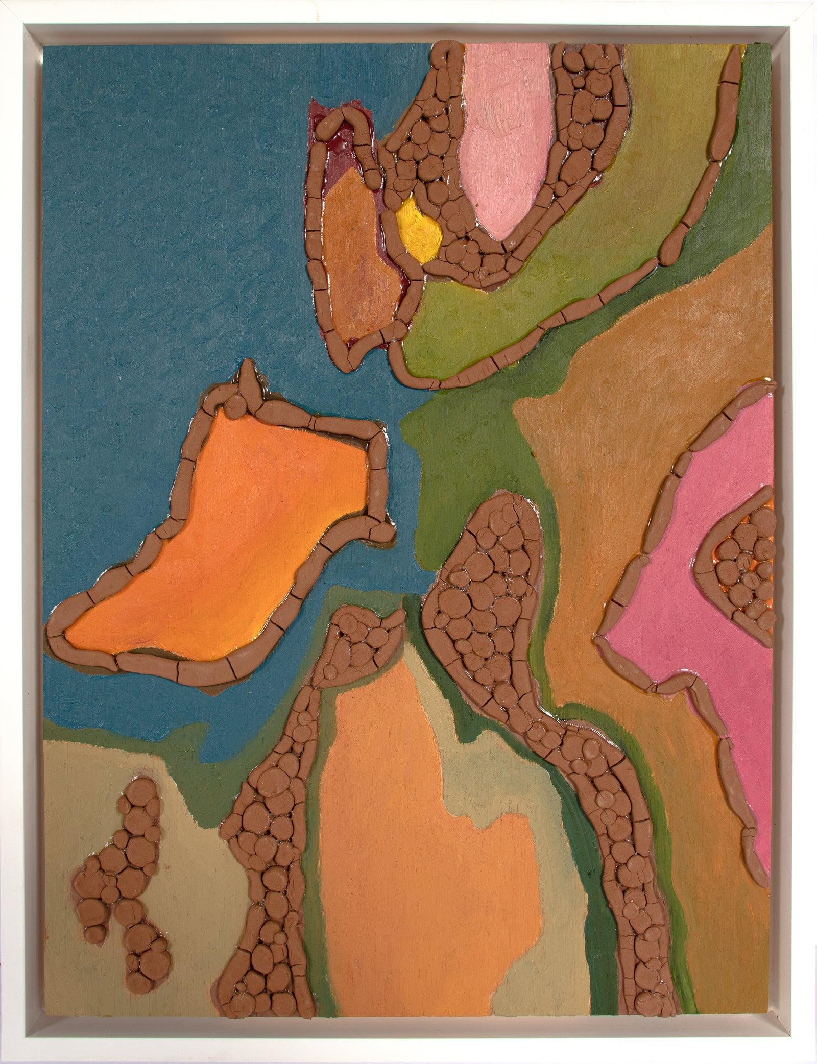 <i>California Coast</i> <br>Clay & Oil on Panel <br><br>#C5202