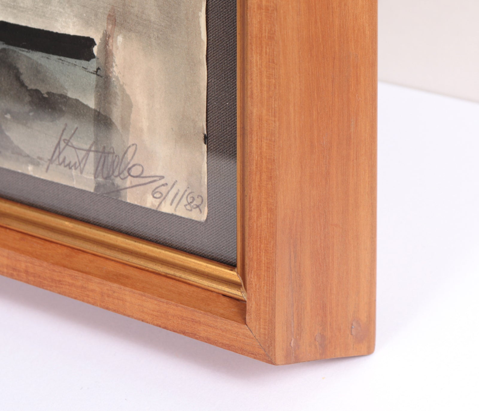 Faces in Abstraction <br>1982 Mixed Media on Paper <br><br>#C5221