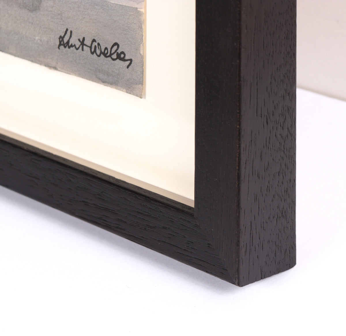 Monochrome Block Abstract I <br>20th Century Gouache & Graphite <br><br>#C5241