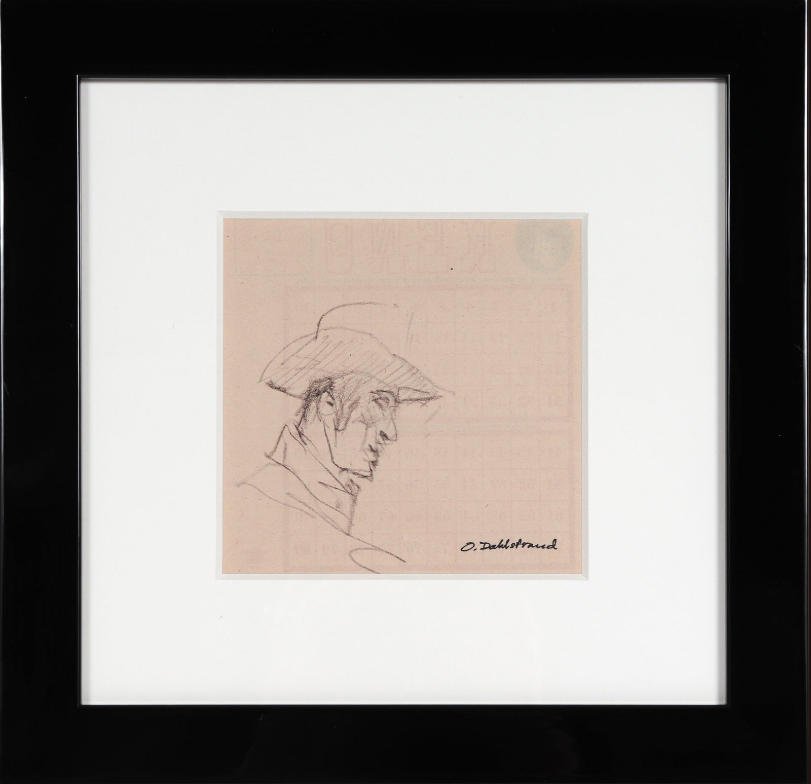 Cowboy Profile Study<br>20th Century Graphite<br><br>#C5315