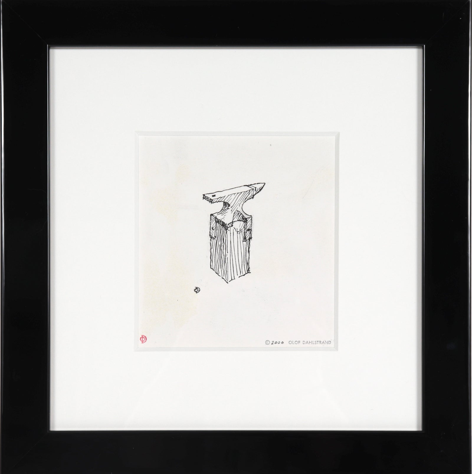 Anvil Sketch<br>2000 Ink on Paper<br><br>#C5316