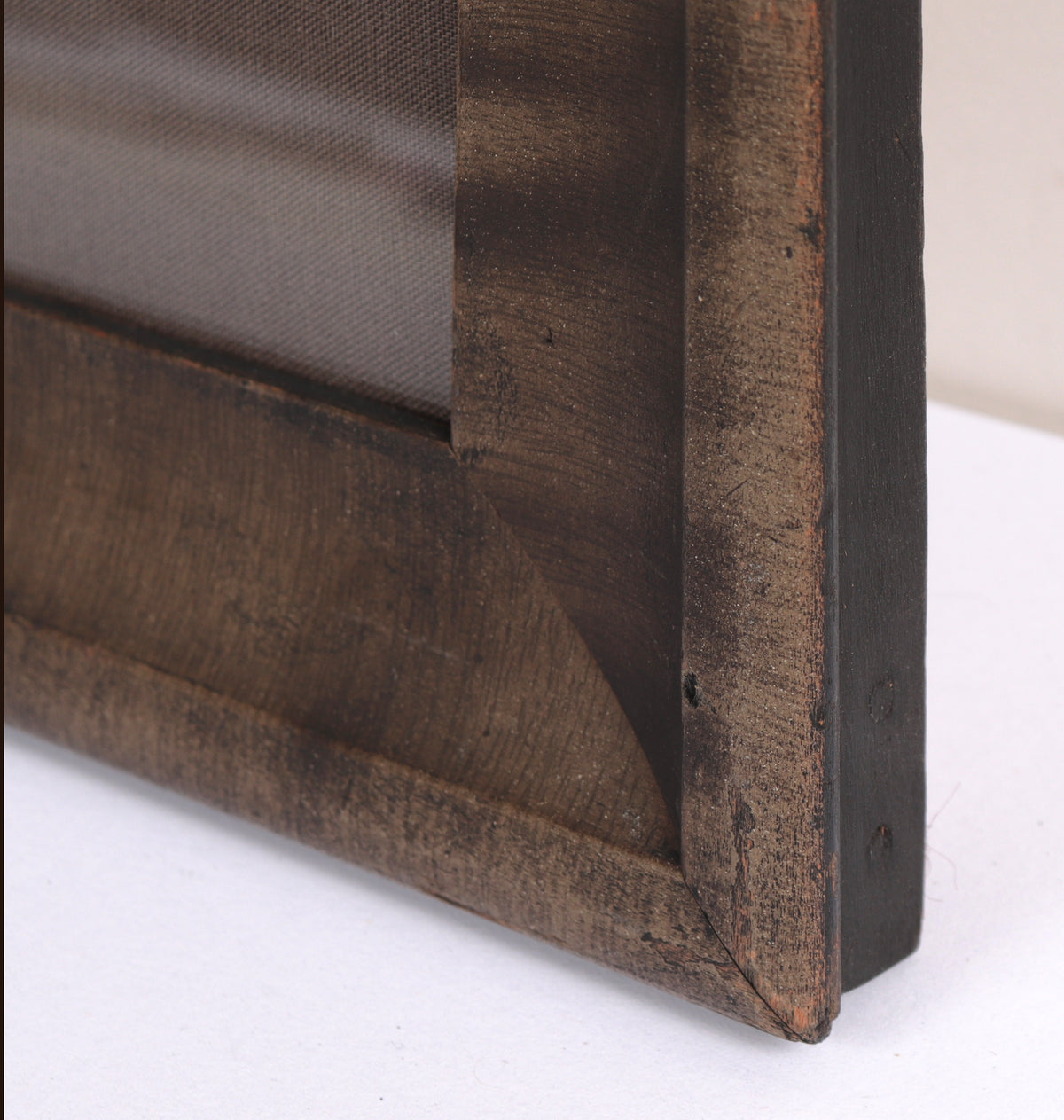 Neutral Horizontal Abstract <br>20th Century Oil on Paper<br><br>#C5318