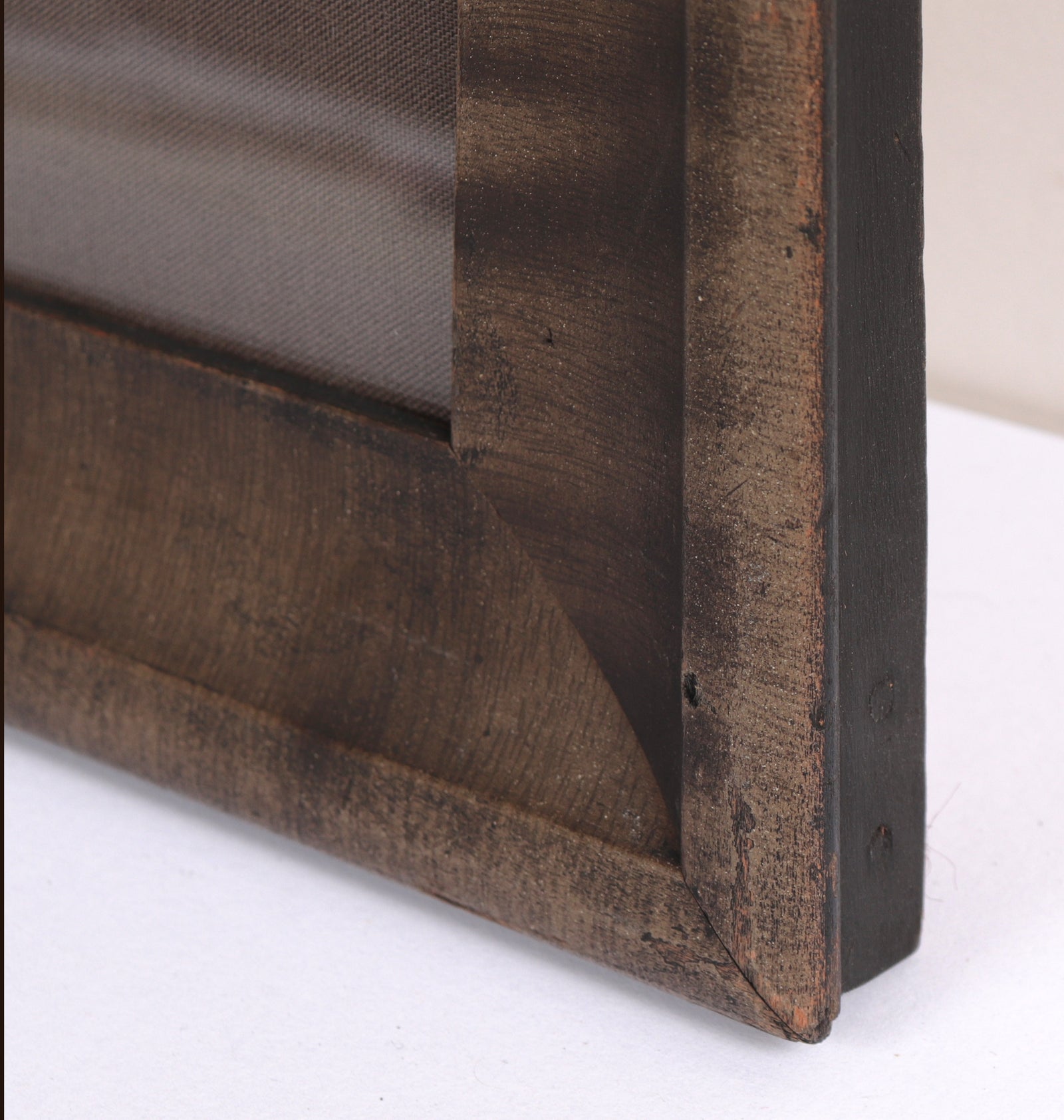 Neutral Horizontal Abstract <br>20th Century Oil on Paper<br><br>#C5318