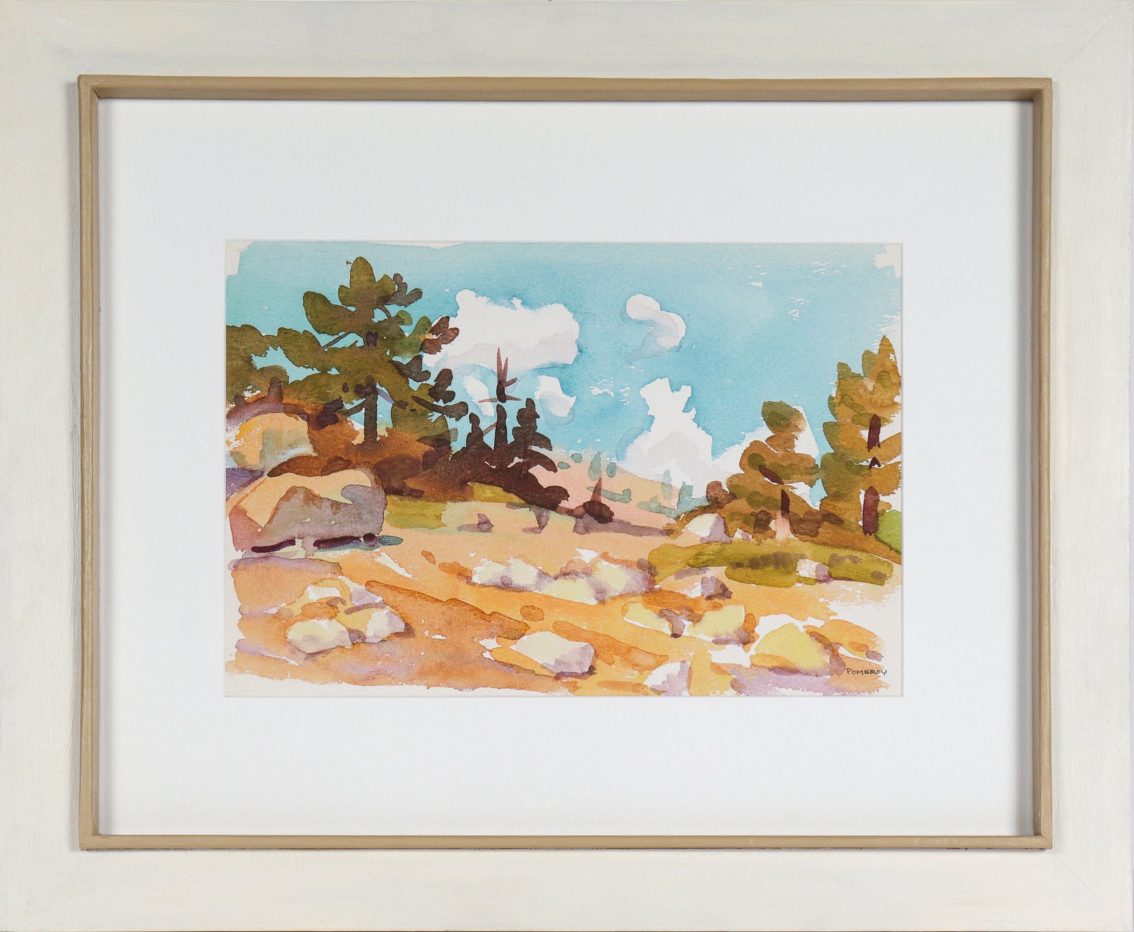 <I>High Country</I> <br>1995 Watercolor<br><br>#C5321