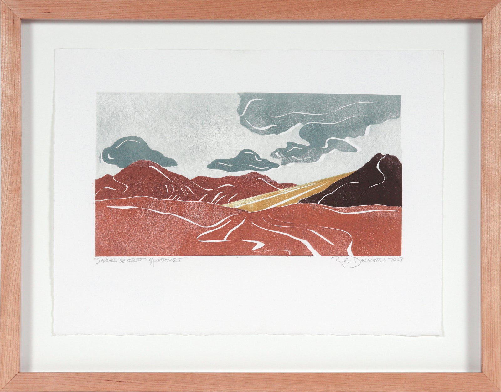 <i>Sangre de Cristo Mountains I</i> <br>2023 Monotype <br><br>#C5385
