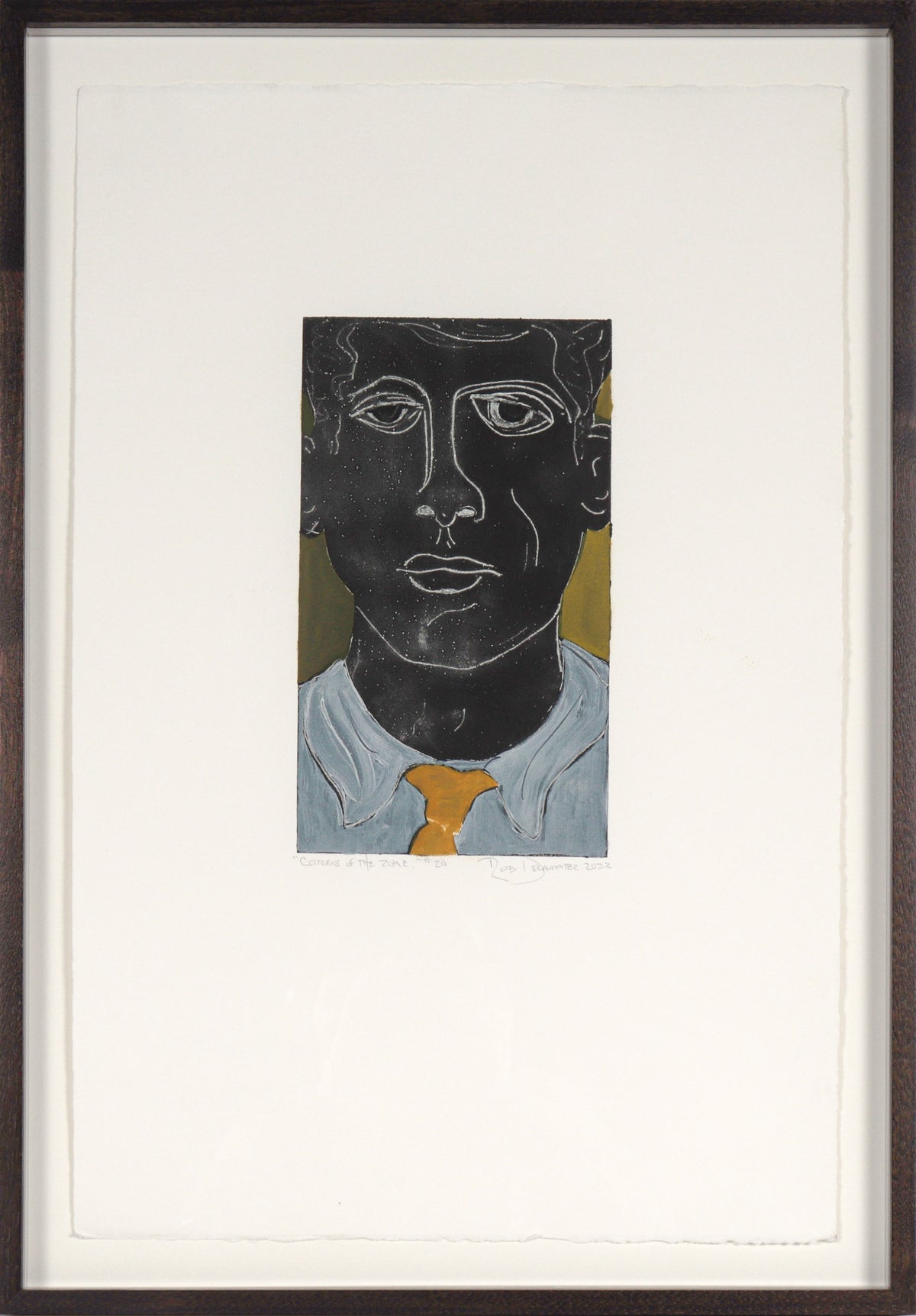 &lt;i&gt;Citizens of the 20th Century #21 (Circus Worker)&lt;/i&gt; &lt;br&gt;2023 Monotype &lt;br&gt;&lt;br&gt;#C5393