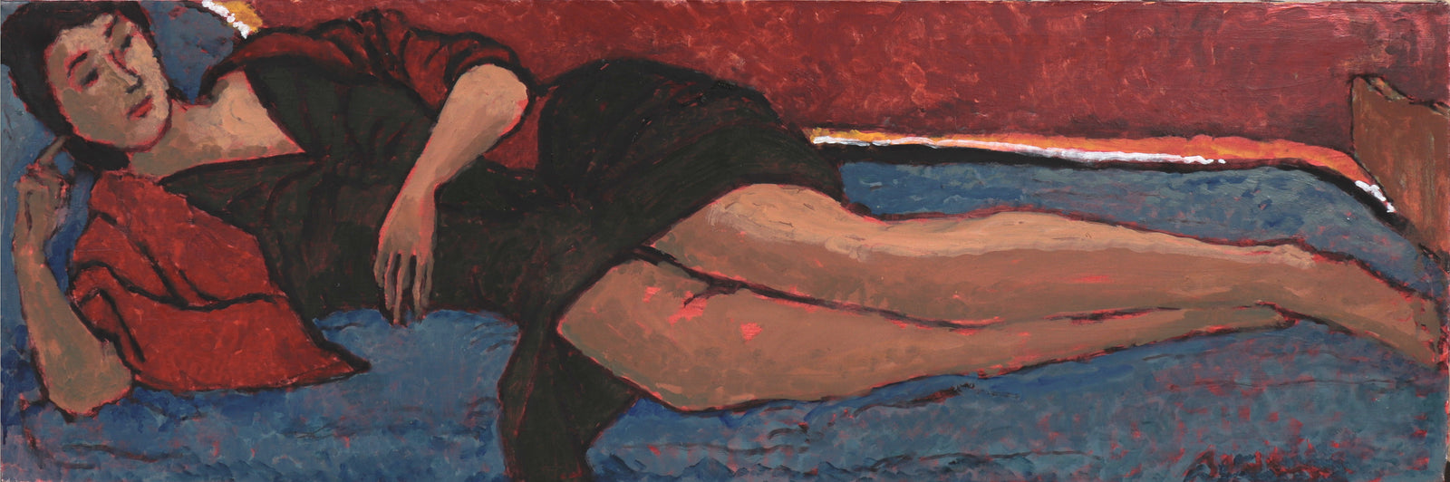 <I>Figure at Ease</I> <br>2009 Oil<br><br>#C5423