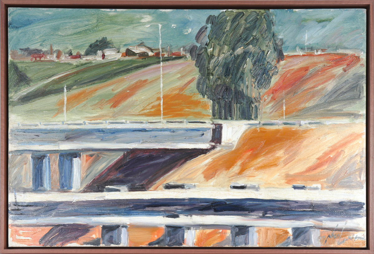 Abstracted Freeway Landscape &lt;br&gt;2007 Oil &lt;br&gt;&lt;br&gt;#C5604