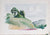 Northern California Hill Scene<br>1938 Watercolor<br><br>#C5695