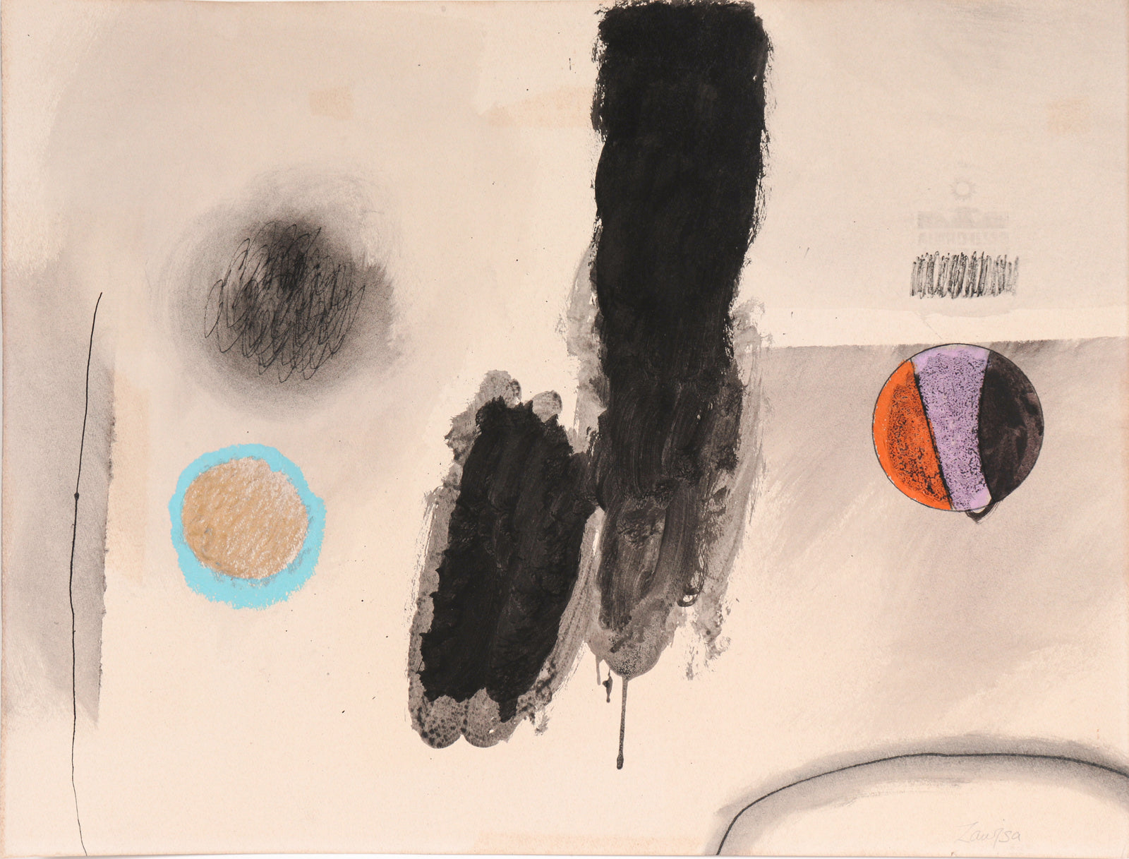 <i>Untitled (Sky Series)</i> <br>1967 Mixed Media <br><br>#C5845