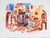 Clockwork City <br>20th Century Watercolor & Gouache <br><br>#C5863