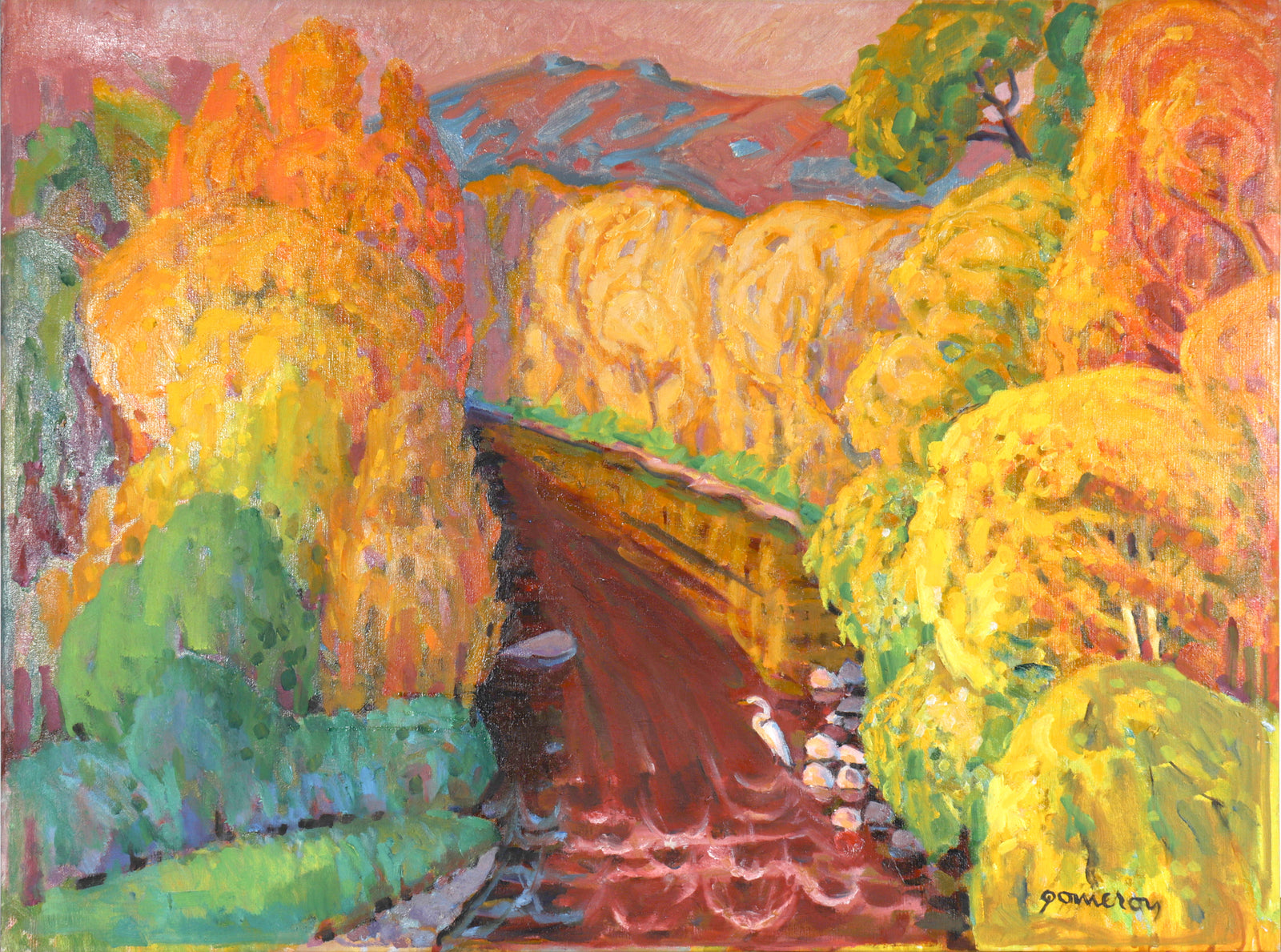 <I>From the Bridge</I> <br>20th Century Oil<br><br>#C5869