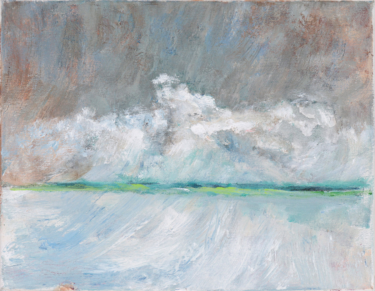 &lt;i&gt;Cumulus Clouds&lt;/i&gt; &lt;br&gt;20th Century Acrylic &lt;br&gt;&lt;br&gt;#C5899