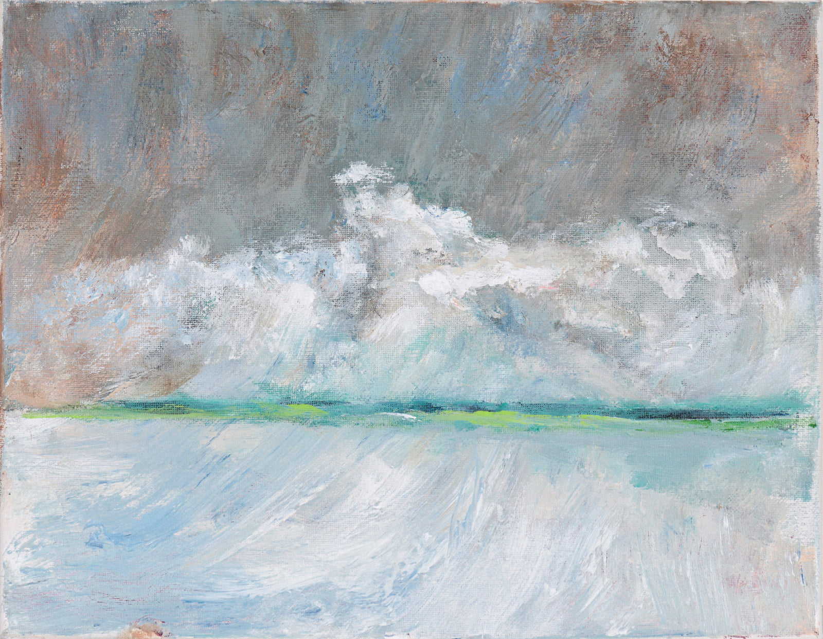 <i>Cumulus Clouds</i> <br>20th Century Acrylic <br><br>#C5899