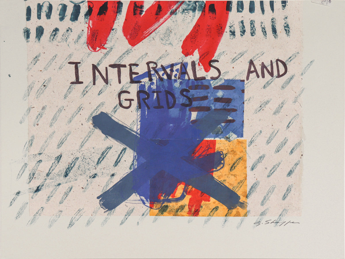 &lt;I&gt;Intervals &amp; Grids&lt;/I&gt; &lt;br&gt;1999 Lithograph&lt;br&gt;&lt;br&gt;#C5928