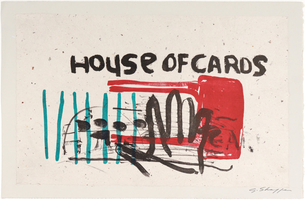 &lt;I&gt;House of Cards&lt;/I&gt; &lt;br&gt;1999 Lithograph&lt;br&gt;&lt;br&gt;#C5929