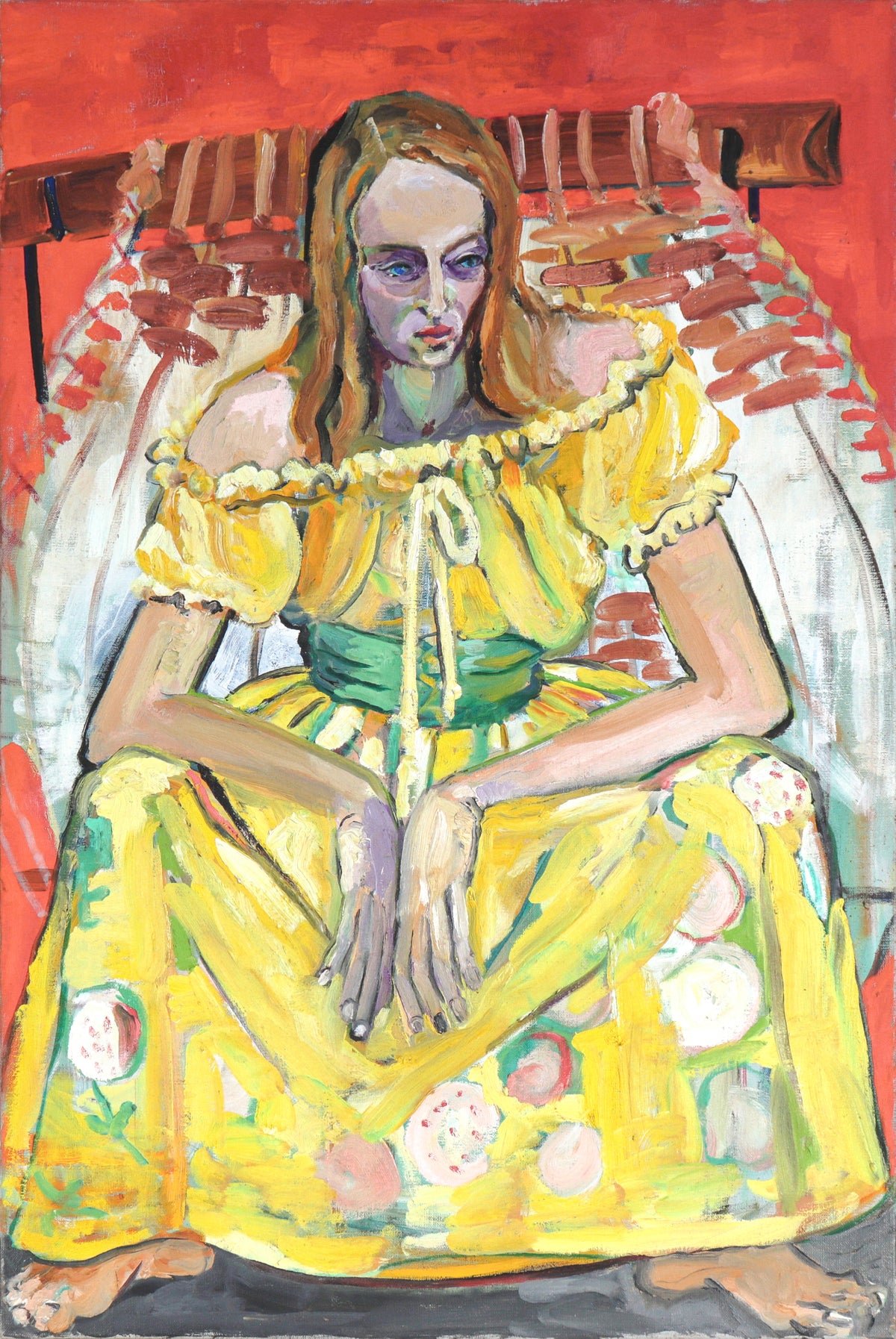 Woman in Yellow &lt;br&gt;20th Century Oil &lt;br&gt;&lt;br&gt;#C5964