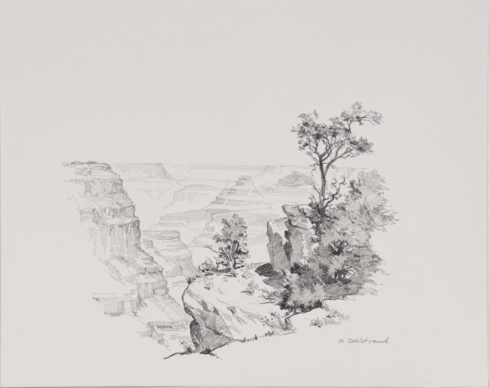 <I>Grand Canyon</I> <br>1965 Graphite<br><br>#C5977