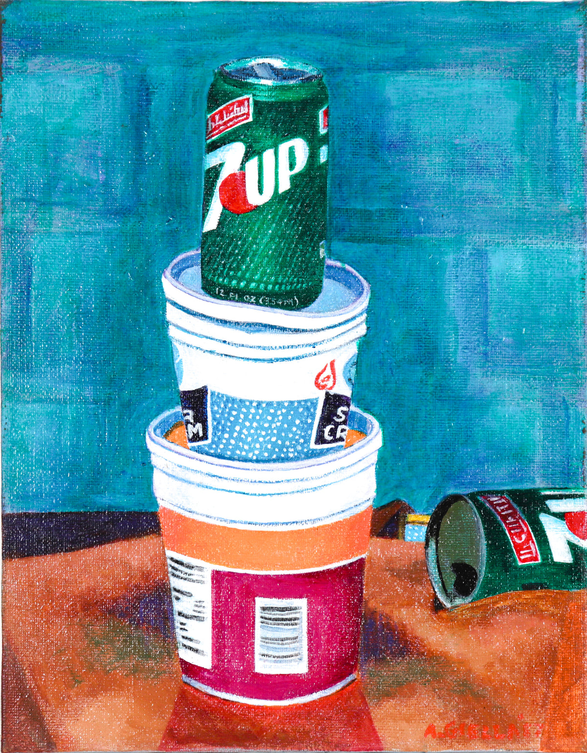 7-Up &amp; Sour Cream &lt;br&gt;1987 Acrylic &lt;br&gt;&lt;br&gt;#C5983