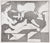 Figures Embracing <br>Mid Century Etching <br><br>#C5987