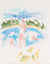 <i>Walden</i> <br>20th Century Watercolor & Graphite <br><br>#C6076