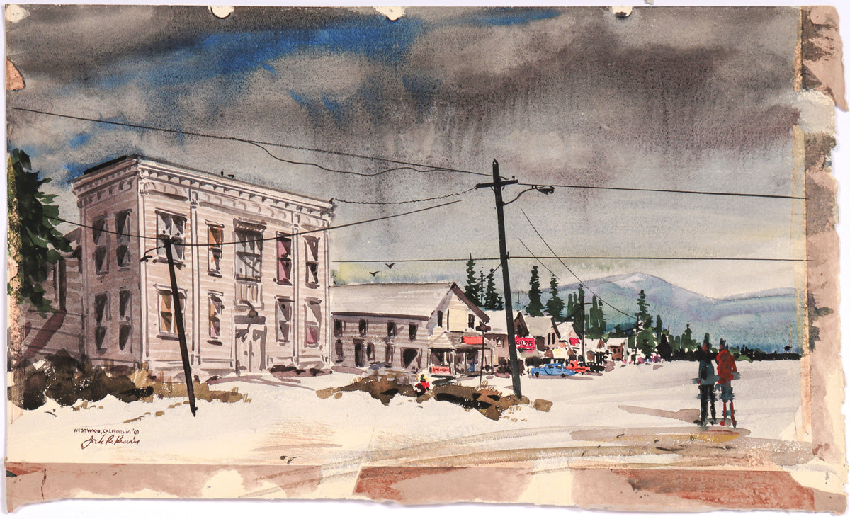 &lt;i&gt;Westwood, CA&lt;/i&gt; &lt;br&gt;1969 Watercolor &lt;br&gt;&lt;br&gt;#C6115