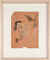 Deconstructed Portrait <br>Mid Century Watercolor <br><br>#C6119