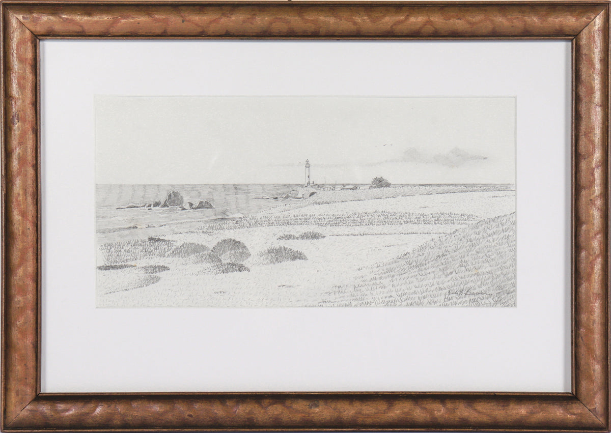 &lt;i&gt;Pigeon Point Lighthouse&lt;/i&gt; &lt;br&gt;Mid Century Graphite &lt;br&gt;&lt;br&gt;#C6132