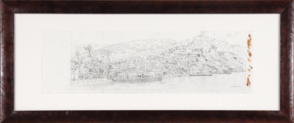 &lt;i&gt;Catalina Island&lt;/i&gt; &lt;br&gt;20th Century Watercolor &amp; Graphite &lt;br&gt;&lt;br&gt;#C6149