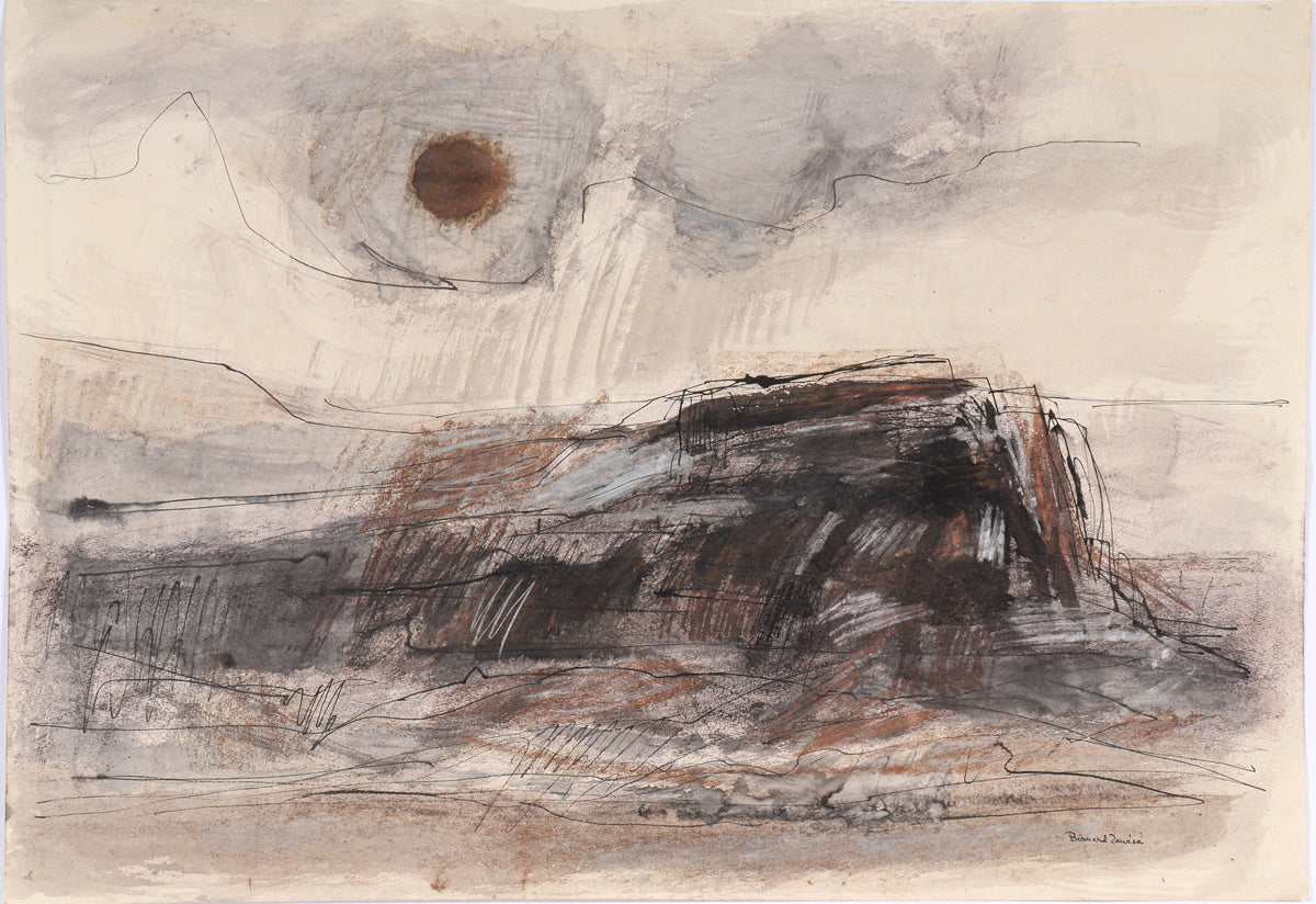 &lt;i&gt;Untitled (Shore Rock, Brookings, Oregon)&lt;/i&gt; &lt;br&gt;1972 Mixed-Media on Paper &lt;br&gt;&lt;br&gt;#C6231