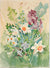 <I>Early Spring Flowers</I> <br>20th C.Watercolor<br><br>#C6235